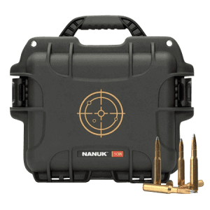Nanuk (plasticase Inc) 908  Nanuk 908ammo1 908 Case W/white Target Logo Black