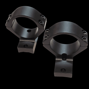 Talley Christensen Arms High 1in Scope Mount Black Aluminum