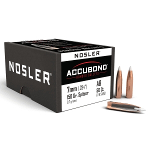 Nosler AccuBond 7mm 150gr Spitzer 50/Box