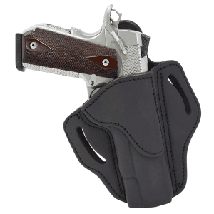 1791 Gunleather Bh1 Stealth Black Leather Right Hand Belt Slide 1911 Pistol Holster BH1SBLR