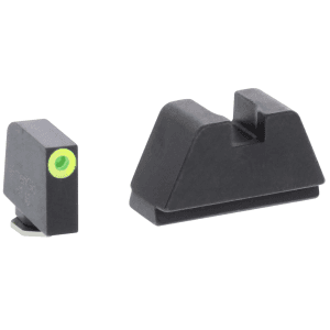 AmeriGlo Optic Sight Set Glock 2XL Green Tritium Front