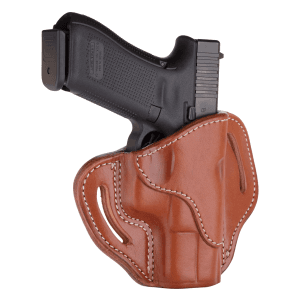 1791 Gunleather Bh2.3 Right Hand Leather Pistol Holster with 1 Compartment  For Glock 17 Gun - Classic Brown BH23CBRR