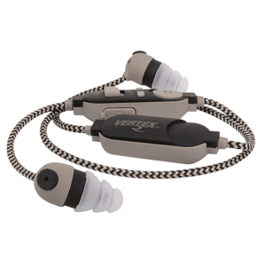 Radians Vertex Electronic Earbuds 85 dB Black-Gray 1 Pair