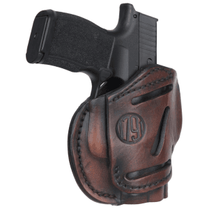 1791 Gunleather 3-way Vintage Leather Ambidextrous Belt Loop Holster for Ruger LCP 02 3WH2VTGA
