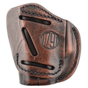 1791 Gunleather 4-way Vintage Leather Right Hand Handgun Belt Clip Holster 4WH2VTGR