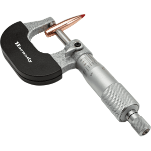 Hornady Silver Metal Micrometer with Storage Case