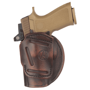 1791 Gunleather 4-way Black Leather Ambidextrous Belt Clip Holster Size 06 4WH6VTGR