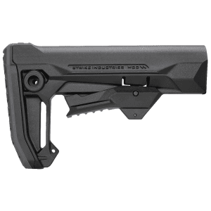 Strike Mod2 Rifle Stock Black Polymer for AR Buffer Tubes