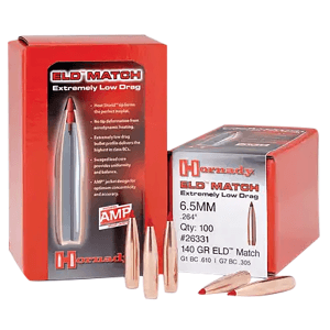 Hornady ELD Match 338 Caliber 285 Gr Extremely Low Drag-Match