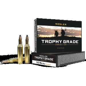 Nosler Trophy Grade 243 Win 85 Grain Nosler Spitzer Partition (Box)