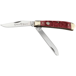 Boker Trapper Traditional Series 2.0 Red Jigged Handle D2 Steel