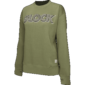 Glock Women's Crewneck Raglan Fleece  Size XL (ODGreen)