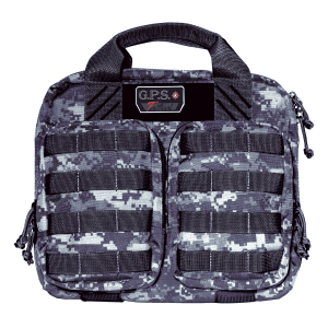GPS Bags Gray Digital Lockable Gun Case 4 Handguns T1413PCG