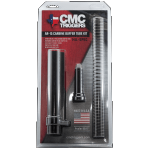 CMC Triggers 81626 Carbine Buffer Tube Kit MilSpec 6 Position AR15 Black Anodized 7075T6 Aluminum