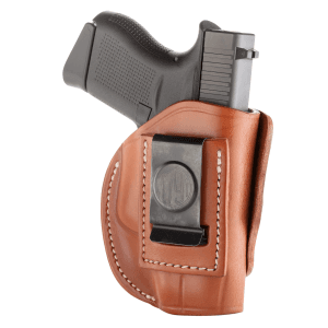 1791 Gunleather 4-way Classic Brown Leather Handgun Holster with Belt Clip 4WH2CBRR