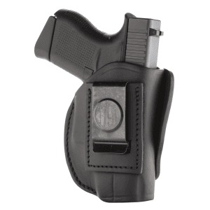 1791 Gunleather 4-way Right Hand Leather For Glock 43 Inside-Outside-The-Waistband Holster 4WH2SBLR