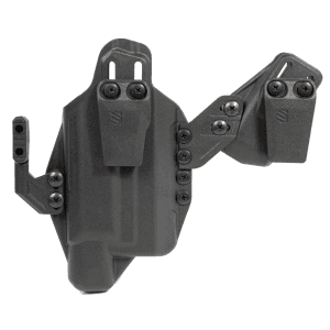 Blackhawk Stache Black Polymer Handgun Belt Clip Holster For Glock 19 416702BK