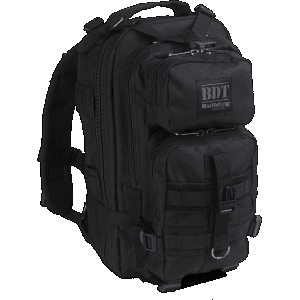 Bulldog Tactical Compact Black Backpack with Molle and Hydration