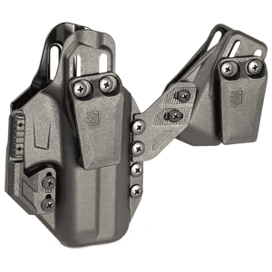 Blackhawk Stache Polymer Black Handgun Belt Clip Ambidextrous For Glock 48 Holster 416176BK