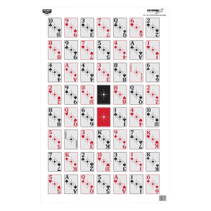 Birchwood Casey Playing Cards Target (100 Pack)
