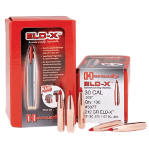 Hornady 30 Caliber 220gr ELD-X Hunting Projectiles 100/Box