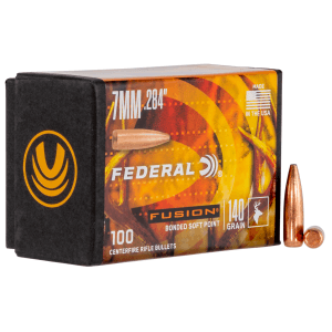 Federal Fusion 7mm 140gr Soft Point Projectiles 100/Box