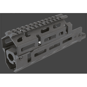 Aim Sports MMAK02 Russian Handguard Short Dropin MLOK 2Piece Style Made of 6061T6 Aluminum with Black Anodized Finish for AK47
