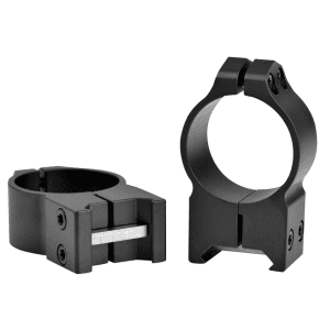 Warne 30mm High (1.115'') Fixed Rings  Black