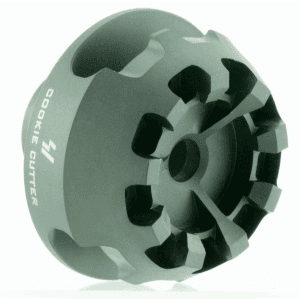 StrikeThe Cookie Cutter Muzzle Brake Matte Compensator Steel