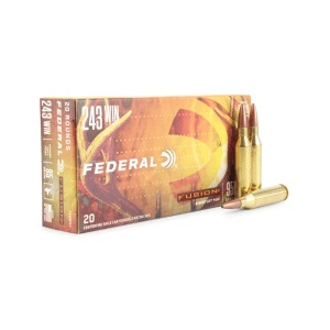 Federal Fusion 243 Winchester 95 Gr Soft Point (Box)