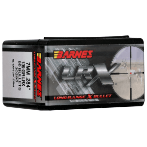 Barnes 7mm 139gr LRX Boat Tail Projectiles 50/Box