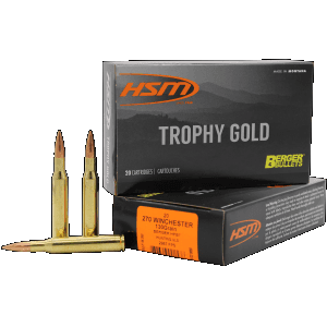 Hsm Trophy Gold 270 Win 130 Grain Berger Hunting VLD Match (Box)