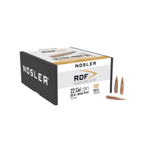 Nosler RDF 22 Caliber 85 Gr Hollow Point Boat Tail
