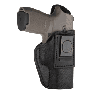 1791 Gunleather Sch Night Sky Black Leather Left-Handed Belt Clip Pistol Holster SCH5NSBL