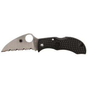 Spyderco Manbug 1.91 Serrated VG10 Blade (Black)