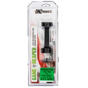 DNZ 45700 Game ReaperRemington Scope MountRing Combo Matte Black 1