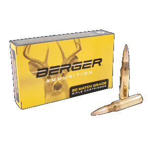 Berger Bullets Classic Hunter 308 Winchester 168 Grain Hybrid Boat-Tail (Box)