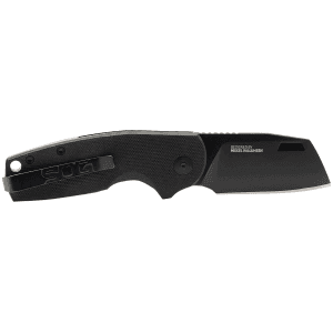 SOG Stout SJ Folding Cleaver 2.4 D2 Steel Black Handle