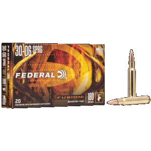 Federal Fusion 30-06 Springfield 180 Gr Bonded Soft Point (Box)