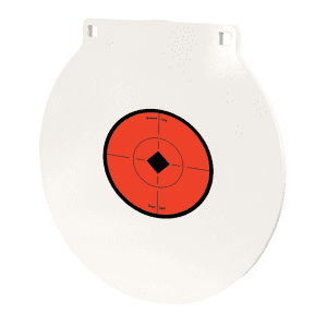 Birchwood Casey 10 Round Plate Target  1/2 Steel (White/Orange)