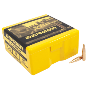 Berger 22 Caliber 80gr VLD Target Projectiles 100/Box