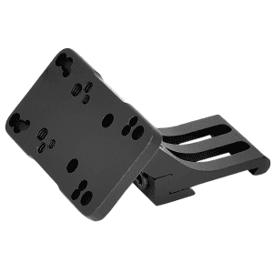 Warne Red-Dot Riser 45 deg Offset Reflex Mount - Right Hand