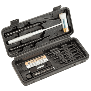 Wheeler 952636 AR15 Hammer & Roll Pin Punch Set Black Steel AR Platform Firearm 952636