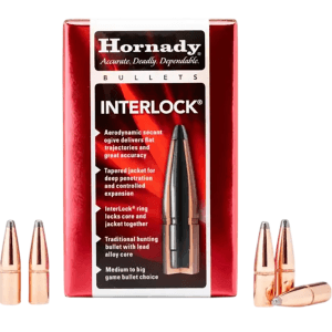 Hornady InterLock 30 Caliber 220 Gr Round Nose