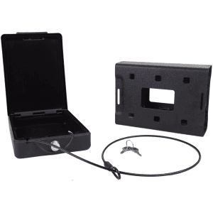 Bulldog Cases Car Safe with Mounting Bracket 11.3x6.9x2.5 (Black)