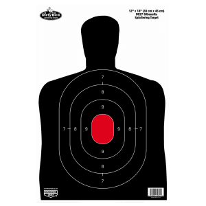 Birchwood Casey 35709 Dirty Bird Silhouette Target Silhouette Tagboard Target 12 x 18 50 Per Pkg