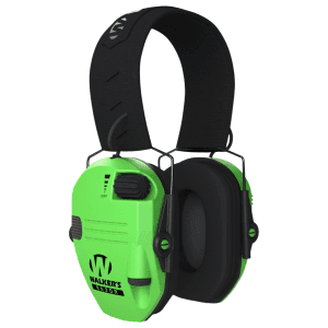 Walkers Razor Slim Electronic Muff Green 23 dB