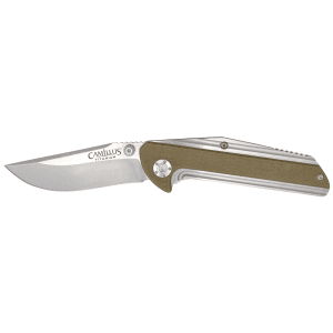 Camillus Sevens Folding Knife Desert Tan Handle 2.75 Blade