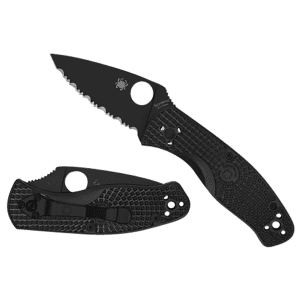 Spyderco Persistence Lightweight Black Blade Tactical Knife