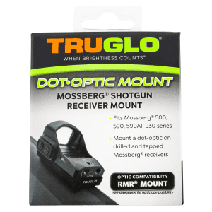TruGlo Shotgun Receiver Mount Black Mossberg RMR